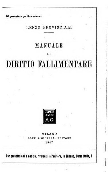 Il diritto fallimentare e delle società commerciali rivista di dottrina e giurisprudenza