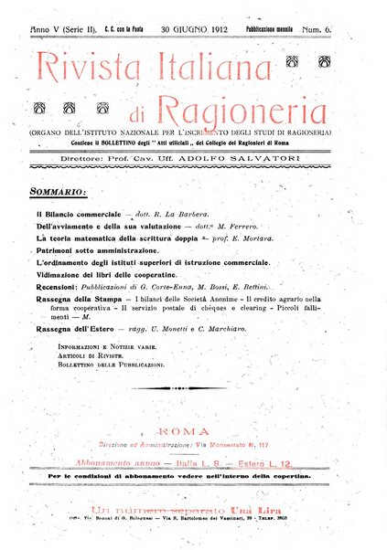 Rivista italiana di ragioneria