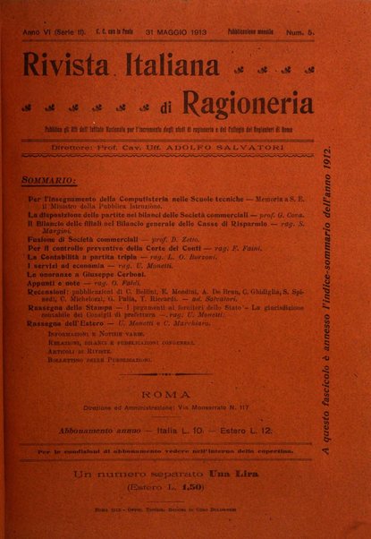 Rivista italiana di ragioneria