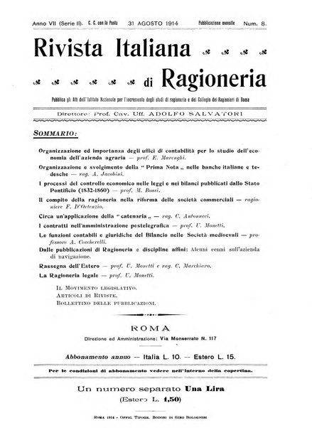 Rivista italiana di ragioneria