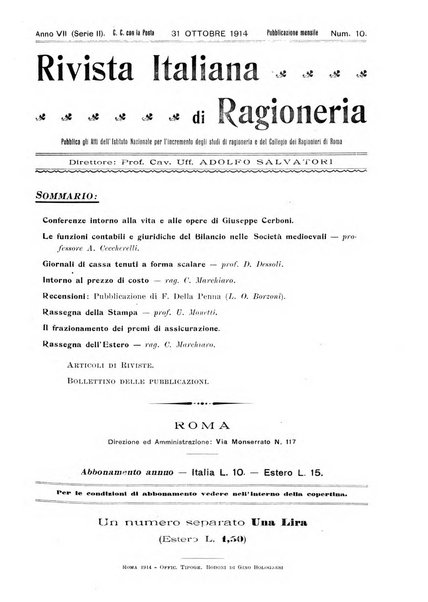 Rivista italiana di ragioneria