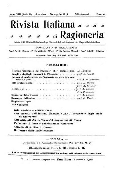 Rivista italiana di ragioneria