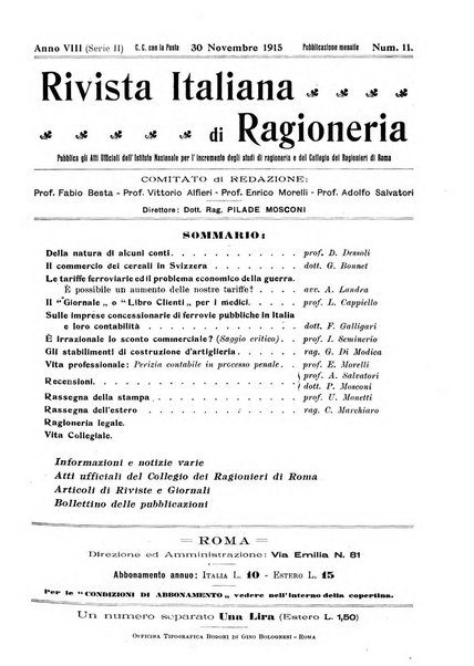 Rivista italiana di ragioneria