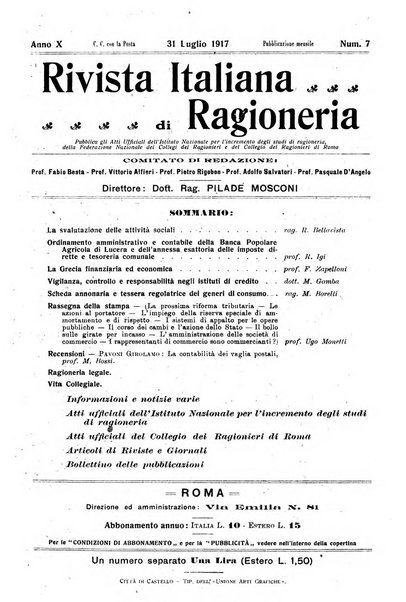 Rivista italiana di ragioneria