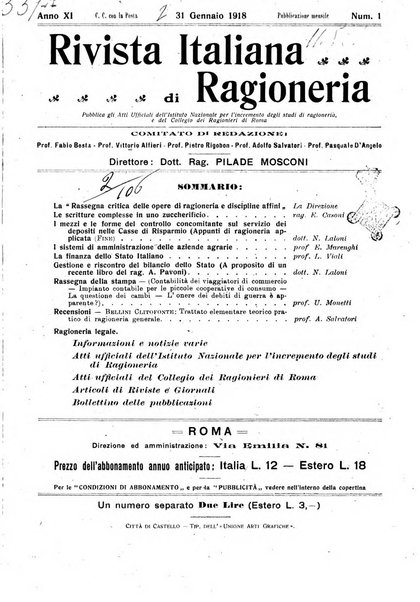 Rivista italiana di ragioneria