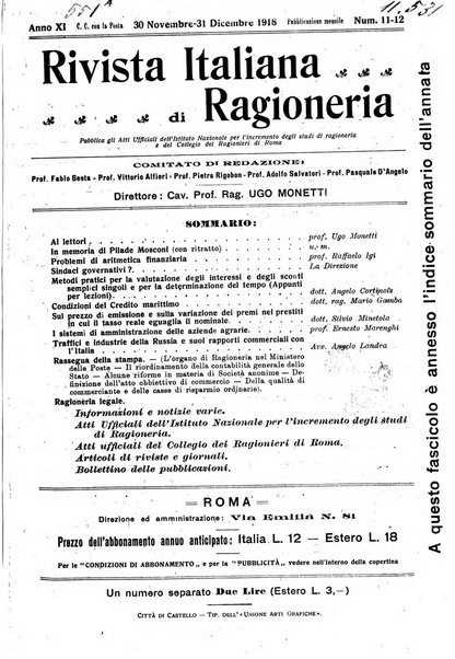 Rivista italiana di ragioneria