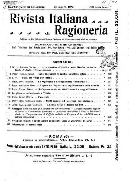 Rivista italiana di ragioneria