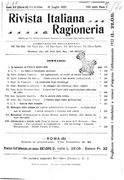 Rivista italiana di ragioneria