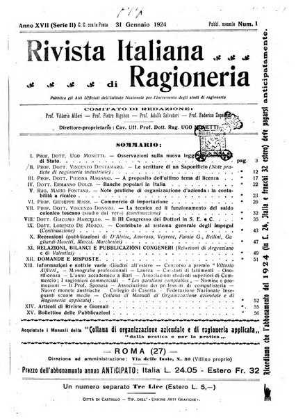 Rivista italiana di ragioneria