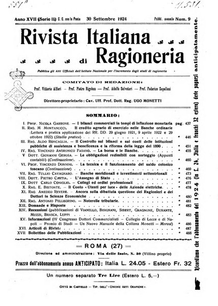 Rivista italiana di ragioneria