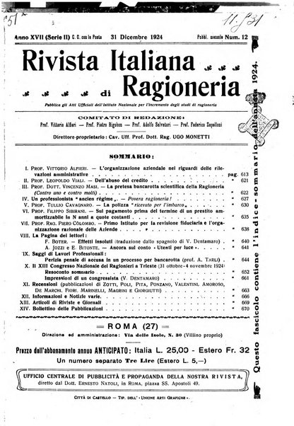 Rivista italiana di ragioneria