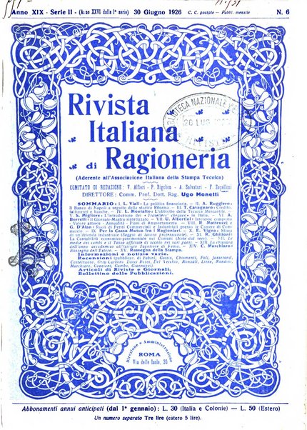 Rivista italiana di ragioneria