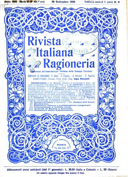 Rivista italiana di ragioneria