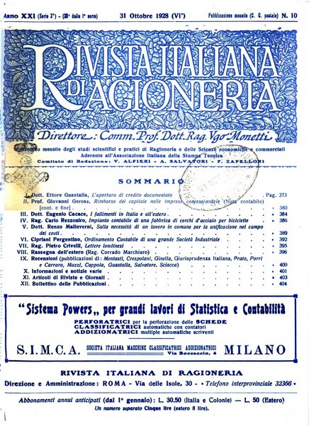 Rivista italiana di ragioneria