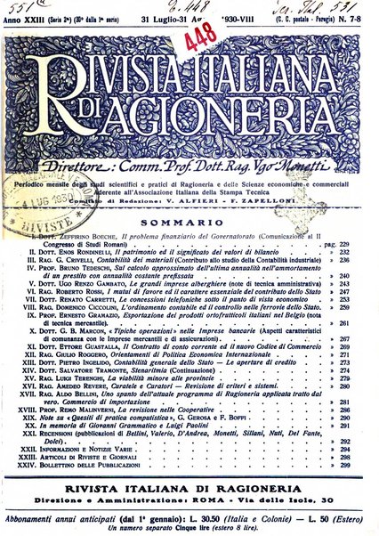 Rivista italiana di ragioneria