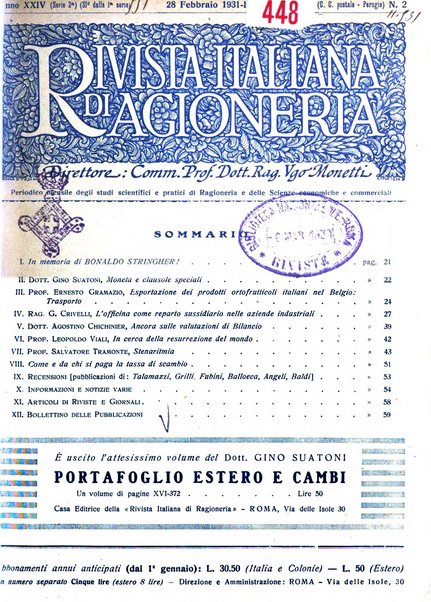 Rivista italiana di ragioneria