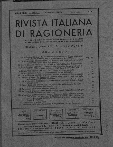 Rivista italiana di ragioneria