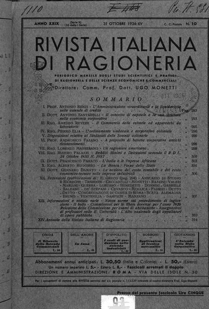 Rivista italiana di ragioneria