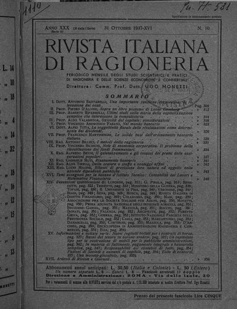 Rivista italiana di ragioneria