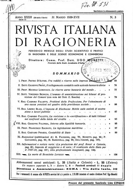 Rivista italiana di ragioneria