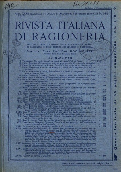 Rivista italiana di ragioneria