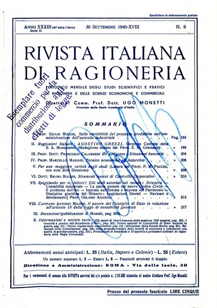 Rivista italiana di ragioneria