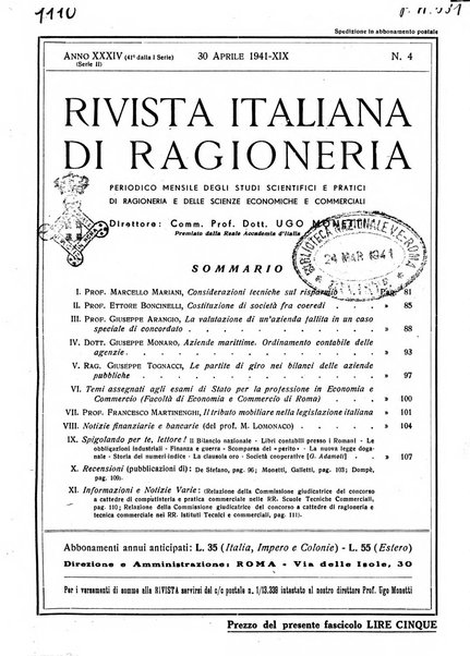 Rivista italiana di ragioneria