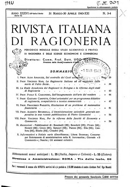 Rivista italiana di ragioneria