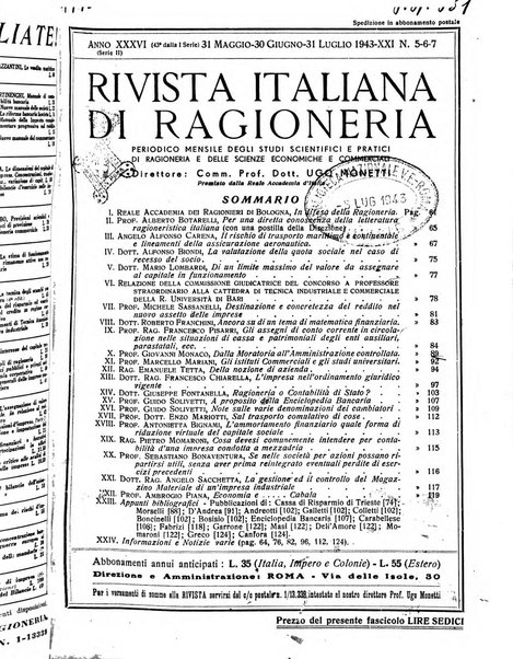 Rivista italiana di ragioneria