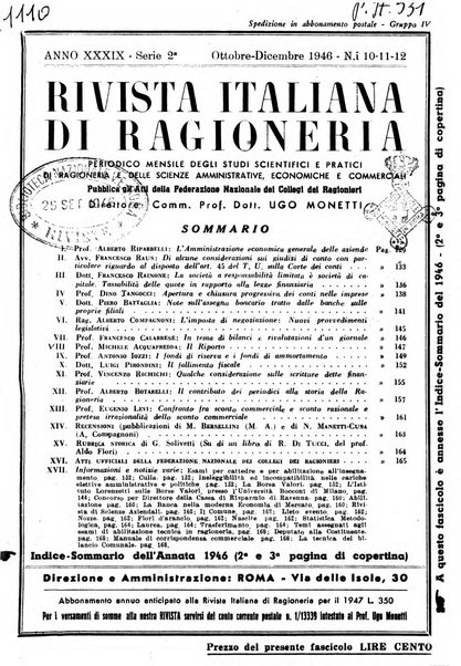 Rivista italiana di ragioneria