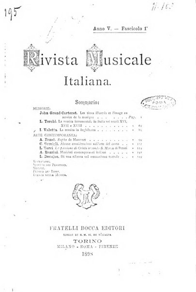 Rivista musicale italiana