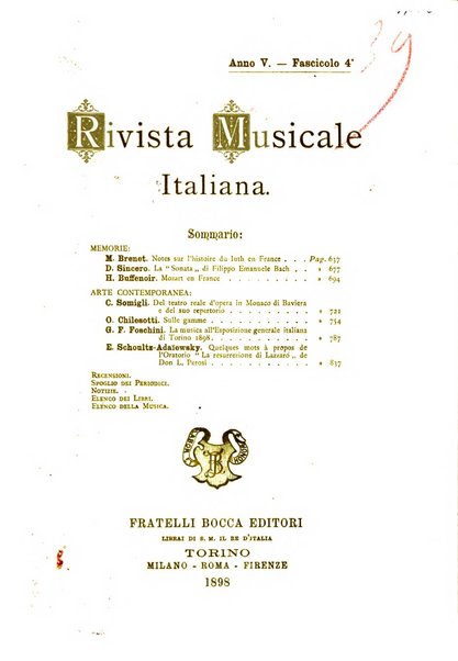 Rivista musicale italiana