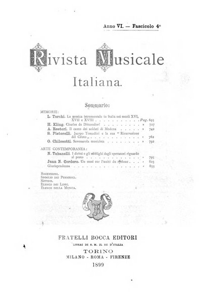 Rivista musicale italiana