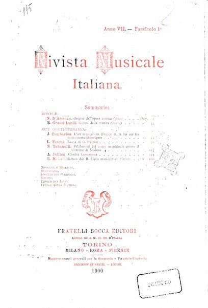 Rivista musicale italiana