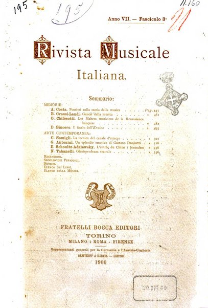 Rivista musicale italiana