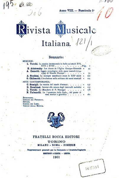 Rivista musicale italiana