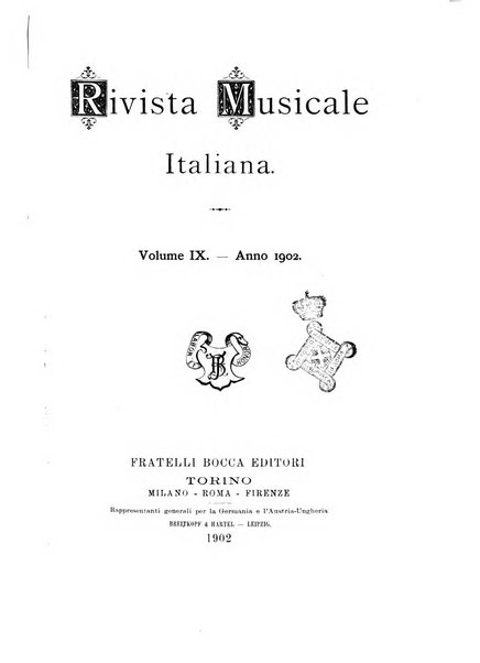 Rivista musicale italiana