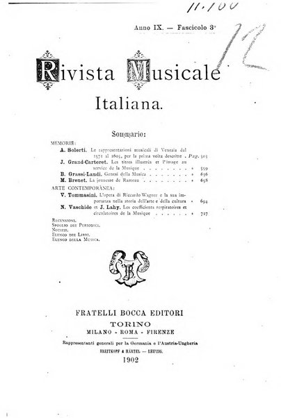 Rivista musicale italiana