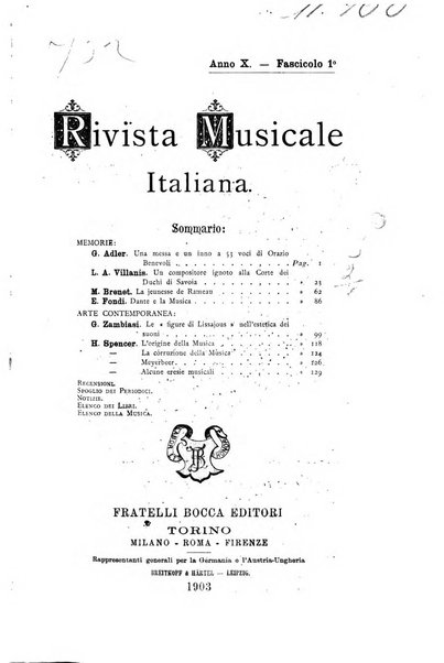 Rivista musicale italiana