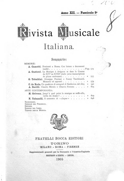 Rivista musicale italiana