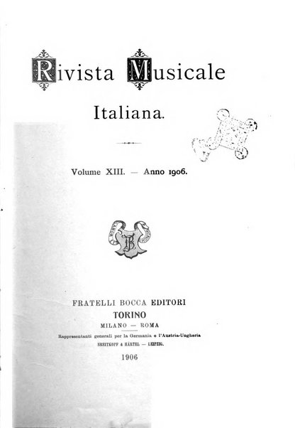 Rivista musicale italiana