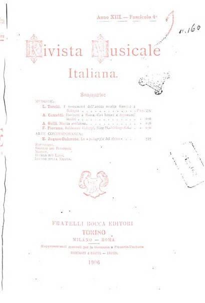 Rivista musicale italiana