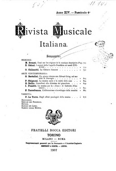 Rivista musicale italiana