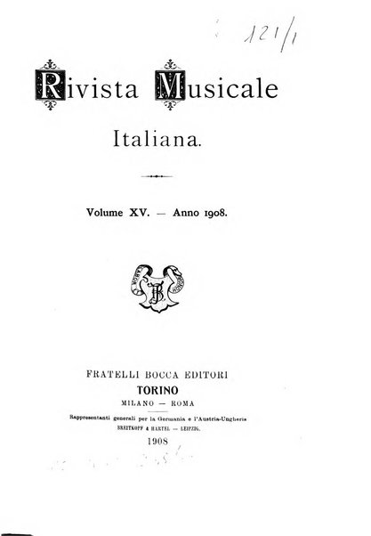 Rivista musicale italiana