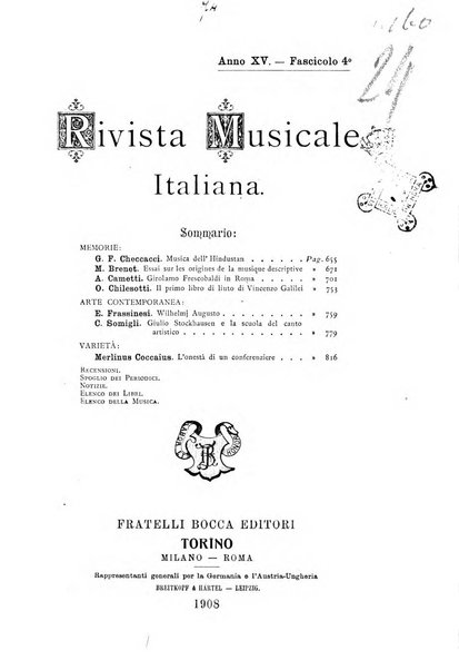 Rivista musicale italiana