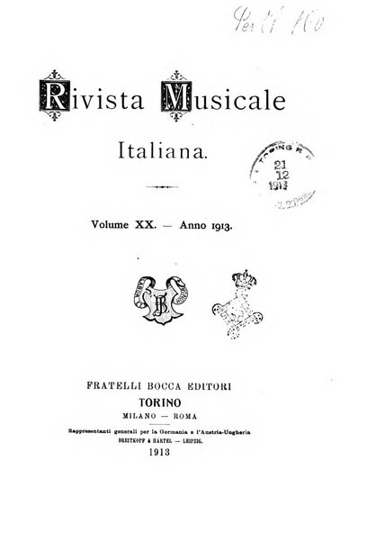 Rivista musicale italiana