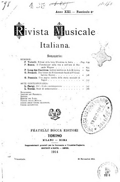 Rivista musicale italiana