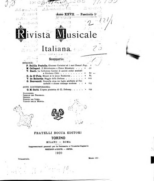 Rivista musicale italiana