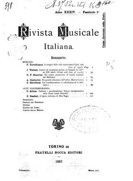 Rivista musicale italiana