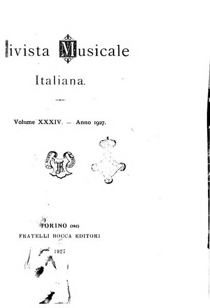 Rivista musicale italiana